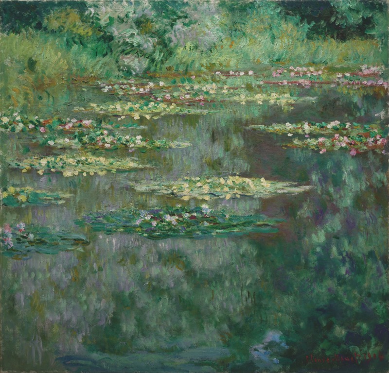 Monet painting of water lilies