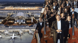 Half Munich airport, half members of the Bavarian Philharmonic